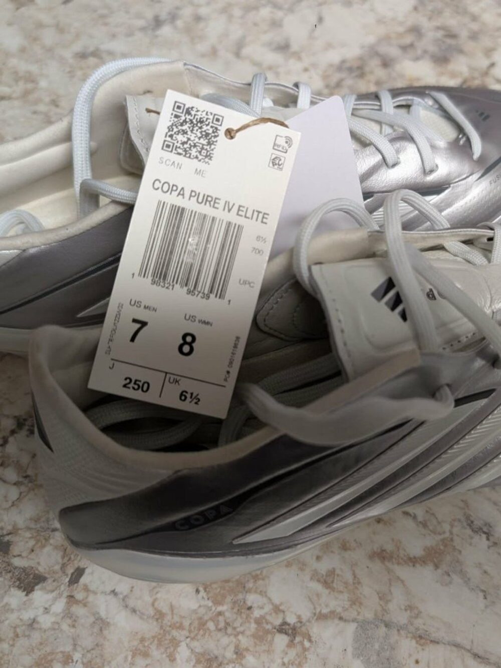 Adidas Copa Pure 4 Elite, Size 7 Men's
